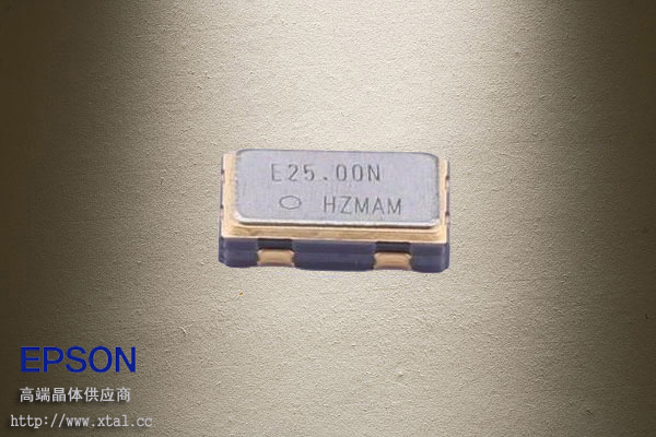 5032封装 25MHz可编程有源晶振 1.8~3.3V 50ppm -40~+105℃ SG-8018CB 25.000000MHz TJHPA