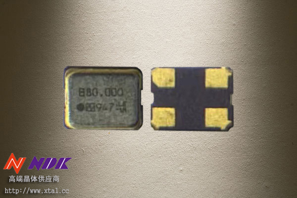NZ2520SHA-80M-END5302A 80MHz有源晶振 ±100ppm 1.8V ~ 3.3V NDK晶振
