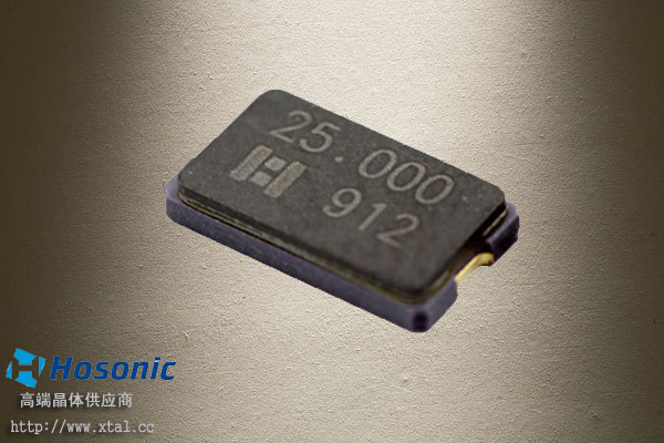 25MHz晶振,鸿星晶振,E5FA25E00000KE,30PPM,16PF,5032封装,HCX-5FA
