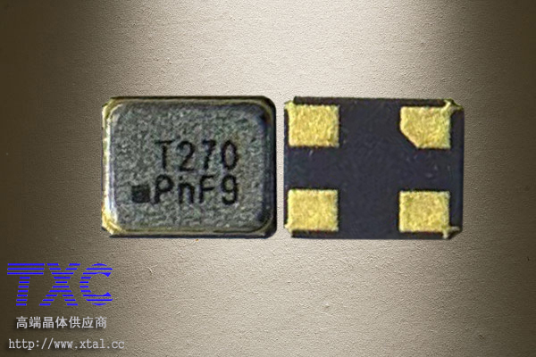 27MHz晶振,2520贴片晶振,8Z27070012,10PF,10PPM,TXC晶振