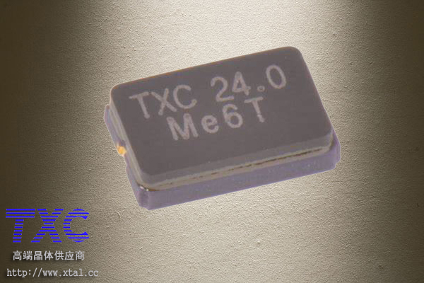 24MHz贴片晶振,TXC晶振,7A24000063,5032晶振,16PF,30PPM,-10~+70℃